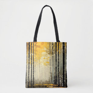 Bolso De Tela Paisaje Forestal Art Decor Paint Mosaic