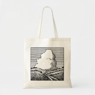 Bolso De Tela Paisaje Imaginario con Nube