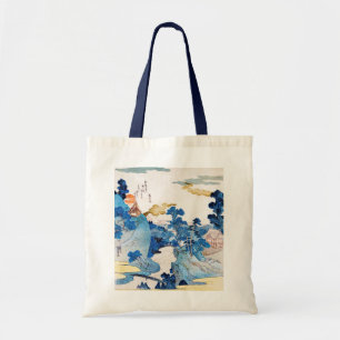 Bolso De Tela Paisaje japonés Sunrise, Kuniyoshi, Ukiyo-e
