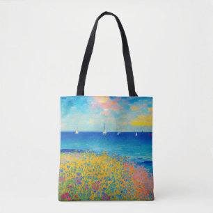 Bolso De Tela Paisaje marino 08