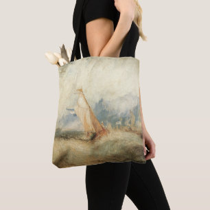 Bolso De Tela Paisaje marítimo de barco vintage por Joseph Turne