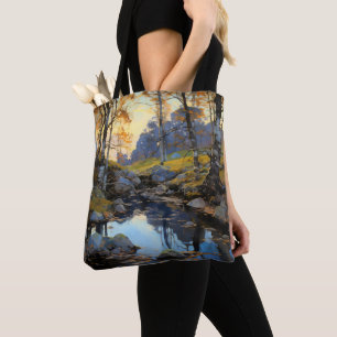 Bolso De Tela Paisaje natural del árbol