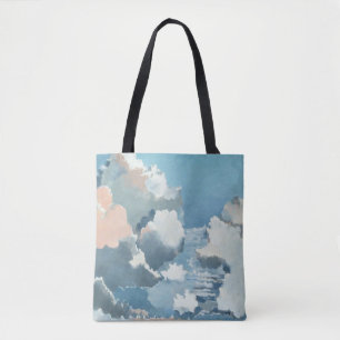 Bolso De Tela Paisaje nublado, hermosa pintura de Paul Nash