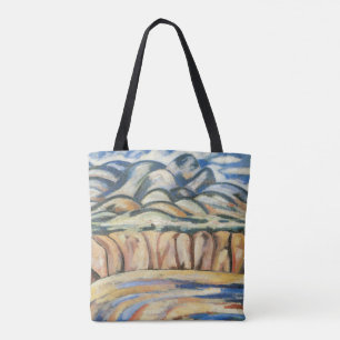 Bolso De Tela Paisaje, Nuevo México por Marsden Hartley, Arte Fi