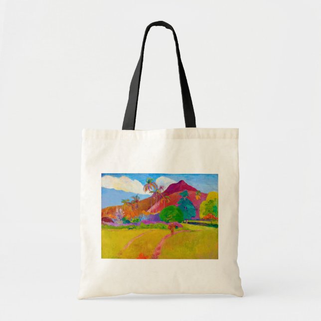 Bolso De Tela Paisaje tahitiano, Gauguin (Frente)