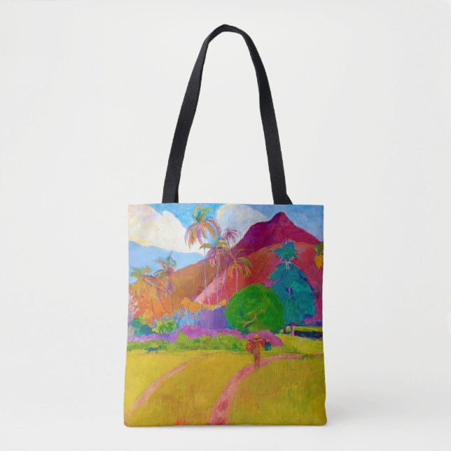 Bolso De Tela Paisaje tahitiano, Gauguin (Anverso)