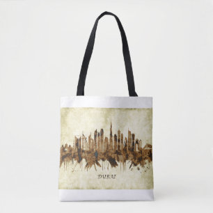 Bolso De Tela Paisaje urbano de Dubai de los Emiratos Árabes Uni