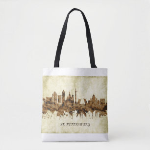 Bolso De Tela Paisaje urbano de San Petersburgo-Rusia