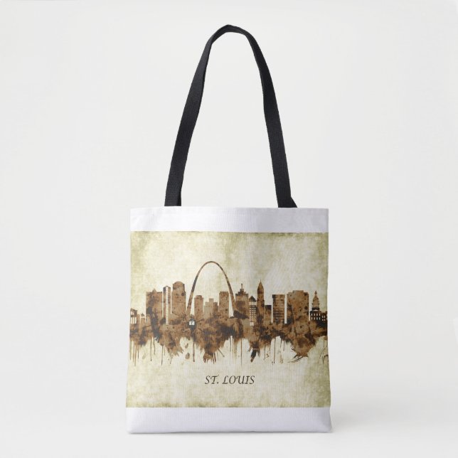 Bolso De Tela Paisaje urbano de St. Louis Missouri (Anverso)