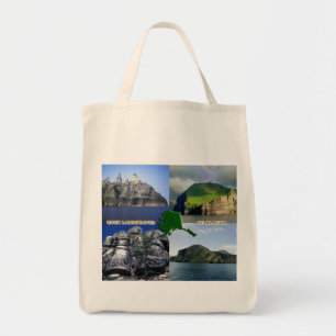 Bolso De Tela Paisajes rocosos del poblado de Alaska