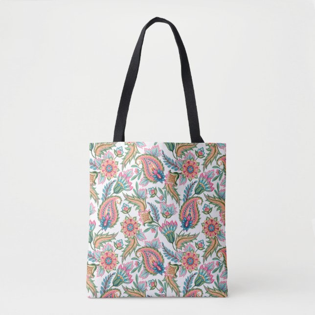 Bolso De Tela Paisley (Anverso)