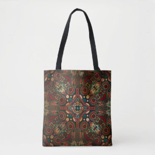 Bolso De Tela Paisley Bandanna Grunge