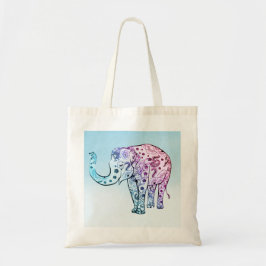 Bolso De Tela Paisley Colorful Elephant