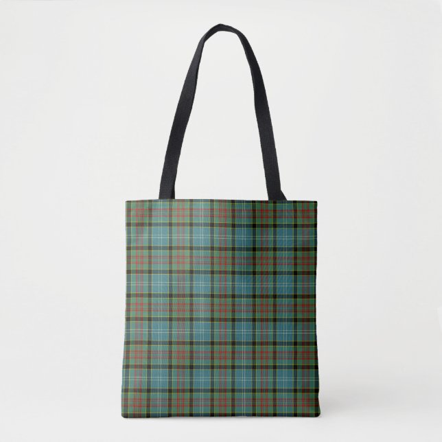Bolso De Tela Paisley District Tartan Scottish Plaid (Anverso)