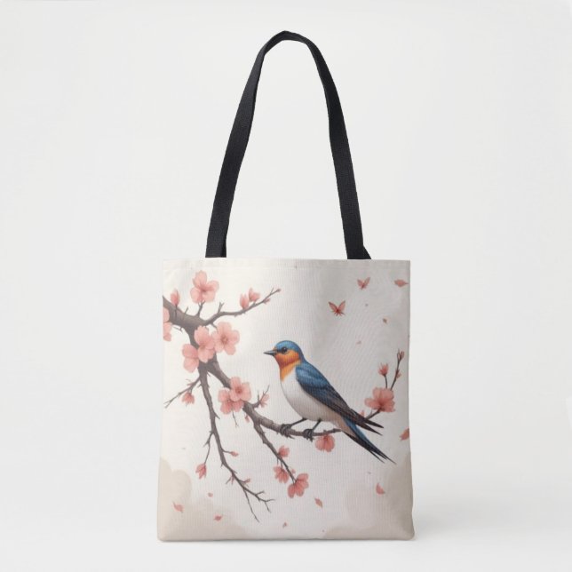 Bolso De Tela Pajarito (Anverso)