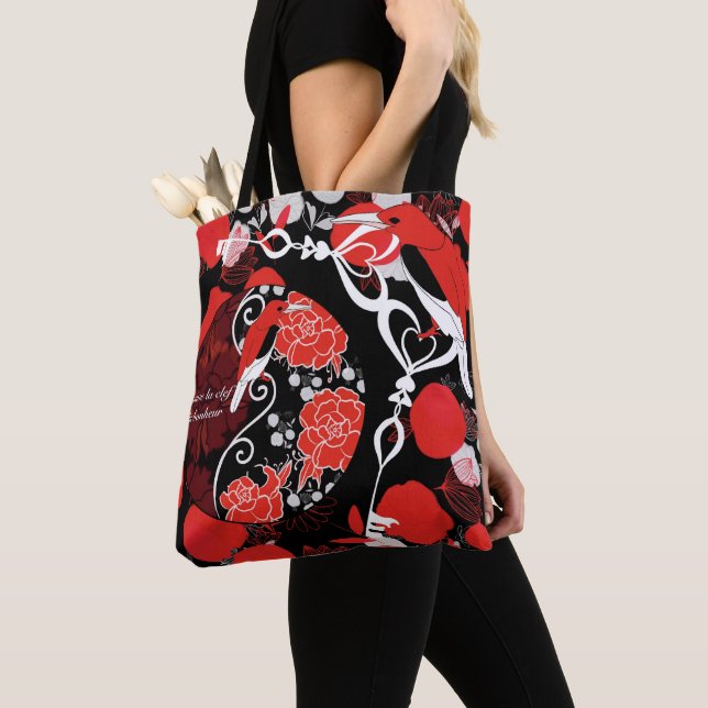 Bolso De Tela Pájaro (Detalle)