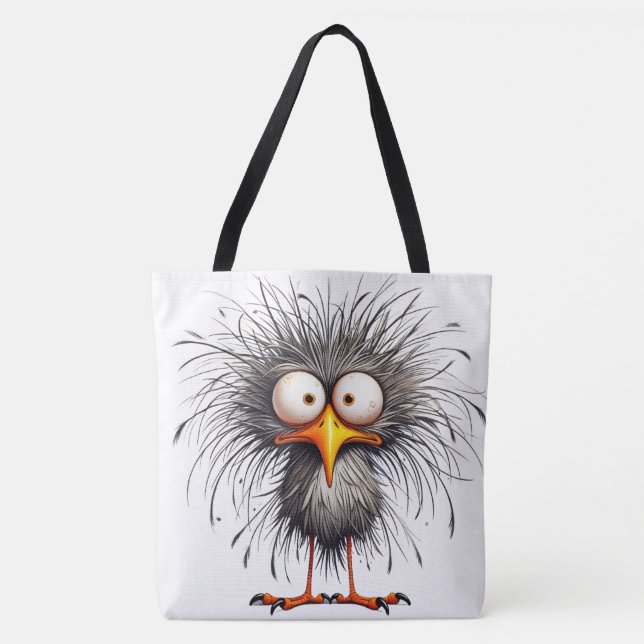 Bolso De Tela Pájaro caprichoso (Anverso)