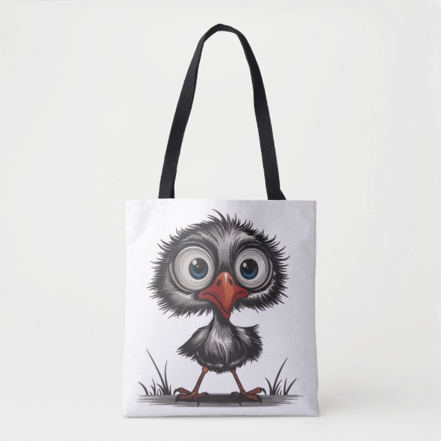 Bolso De Tela Pájaro caprichoso (Anverso)