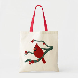Bolso De Tela pájaro cardinal