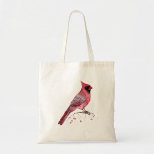 Bolso De Tela Pájaro cardinal rojo