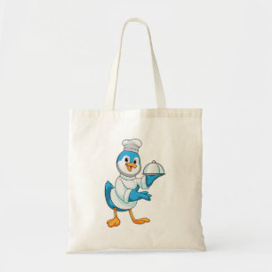 Bolso De Tela Pájaro cocinado con Plata