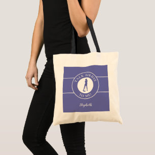Bolso De Tela Pájaro de conversación divertida Dime Golfista Azu