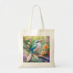 Bolso De Tela Pájaro de fantasía del ala Verde azulada irlandesa