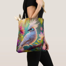 Bolso De Tela Pájaro de pluma Rubor reposado juvenil palpitando