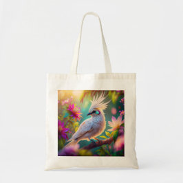 Bolso De Tela Pájaro de pluma Rubor reposado juvenil palpitando