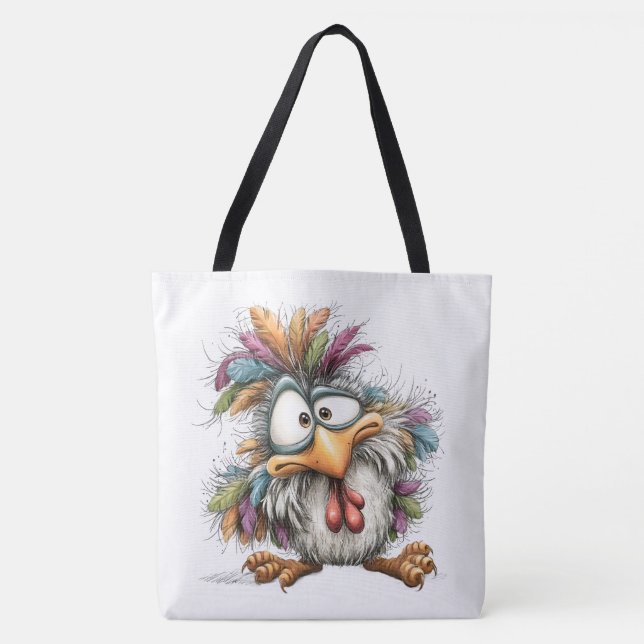 Bolso De Tela Pájaro extravagante (Anverso)