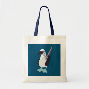 Bolso De Tela Pájaro marino azul