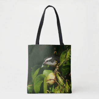 Bolso De Tela Pájaro Mielero Comiendo Fotografía Tropical