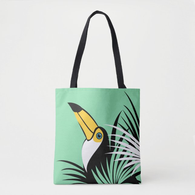 Bolso De Tela Pájaro Táctico Exótico (Anverso)