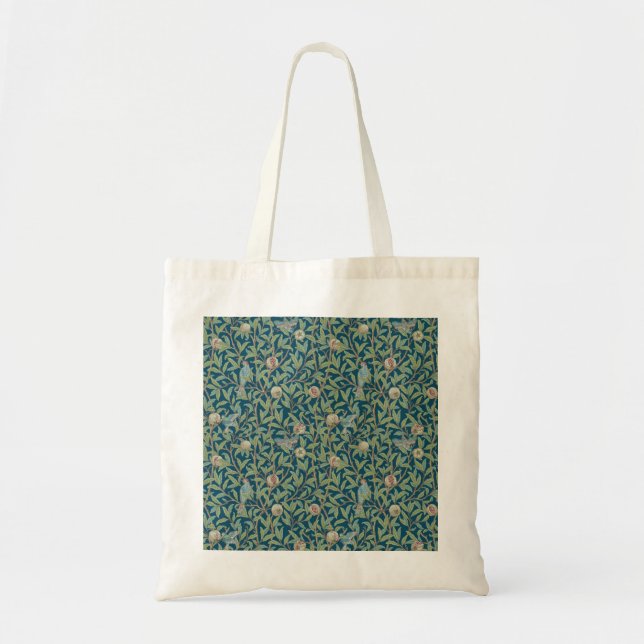 Bolso De Tela Pájaro y granada de William Morris (Frente)