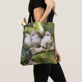 Bolso De Tela Pájaros de caza lindo bebé en el árbol de peras