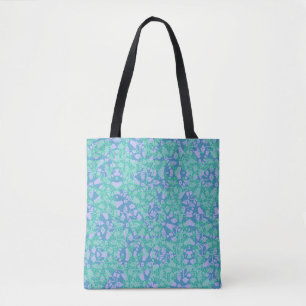 Bolso De Tela Pájaros y Flores (cool)