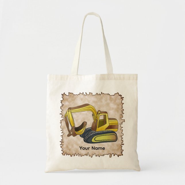 Bolso De Tela Pala mecánica (Frente)