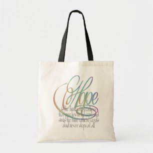 Bolso De Tela Palabra de la esperanza