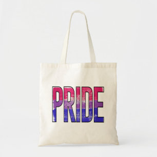 Bolso De Tela Palabra de Orgullo Bisexual