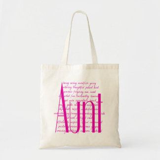 Bolso De Tela Palabras amorosas para la tía