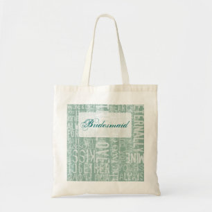 Bolso De Tela Palabras bodas de personalizable maleta de dama de