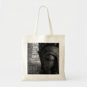 Bolso De Tela Palabras budistas de la sabiduría