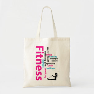 Bolso De Tela Palabras de aptitud