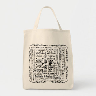 Bolso De Tela Palabras de Arizona Buzz