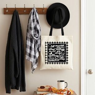 Bolso De Tela Palabras de otoño 