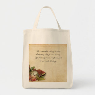 Bolso De Tela Palabras del escritor