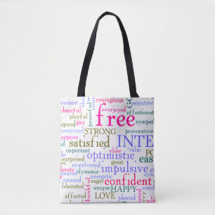 Bolso De Tela Palabras Motivadoras inspiradoras