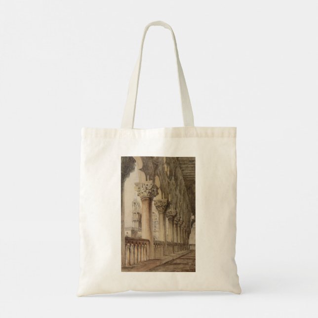 Bolso De Tela Palacio Ducal (por John Ruskin) (Reverso)