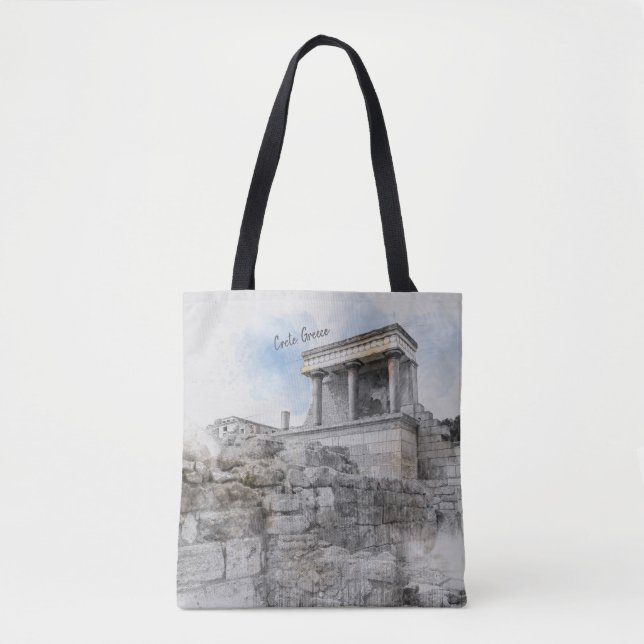 Bolso De Tela Palacio Knossos, Heraklion, Creta, Grecia (Anverso)