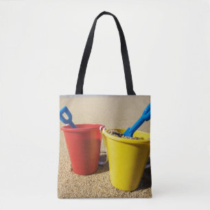Bolso De Tela Palas y cubos en la playa de Sandy